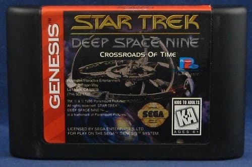 Sega Genesis Star Trek Deep Space Nine Authentic Game Cartridge Only Tested