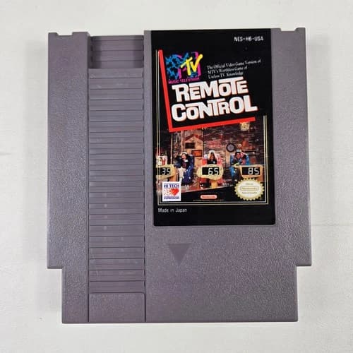 MTV Remote Control Nintendo NES Video Game 1990 Cartridge Only Tested & Working