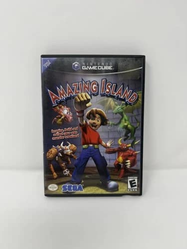 Amazing Island (Nintendo GameCube, 2004) Complete CIB w/ Manual