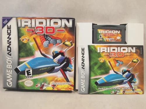 Iridion 3D (Nintendo Game Boy Advance | GBA) Authentic Complete in Box CIB