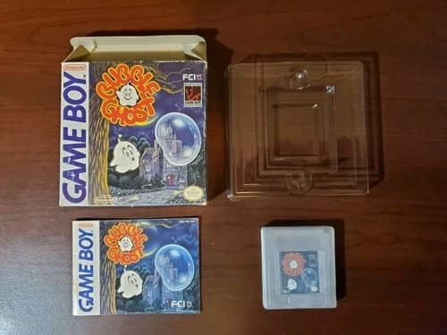 Original Nintendo Game Boy Bubble Ghost Complete In Box GB CIB 👻