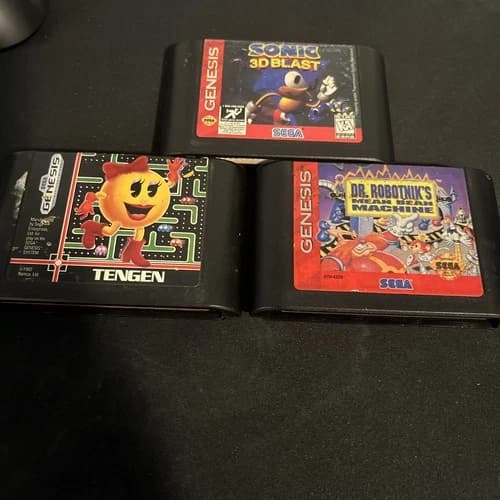 Dr. Robotnik's Mean Bean Machine AND Sonic 3D Blast AND Ms. Pac-Man