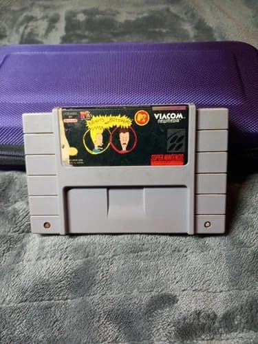 MTV's Beavis and Butt-Head (Super Nintendo SNES, 1994) Authentic Game Cartridge