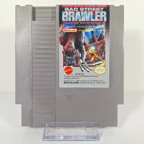 Bad Street Brawler Nintendo NES Cartridge - Authentic, Cleaned, and Tested
