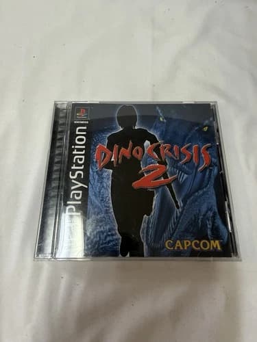 PlayStation PS1 Dino Crisis 2 Complete Black Label SUPER NiCE!!