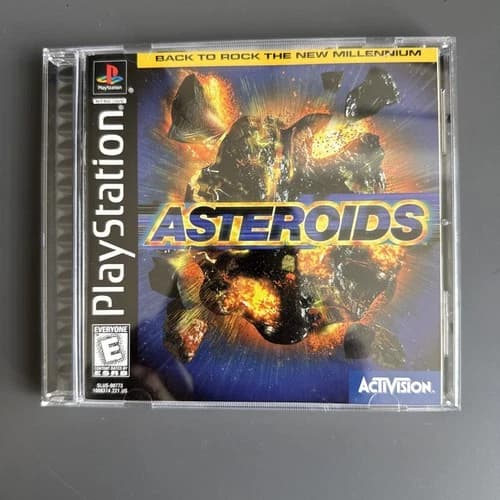 Asteroids (Sony PlayStation 1, 1998) PS1 Complete w/ Manual Tested Working