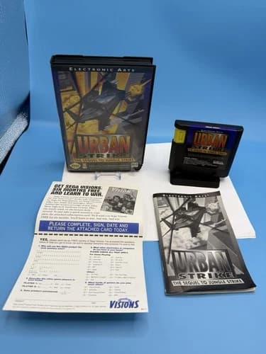 Urban Strike (Sega Genesis, 1994)Cib And See Pics