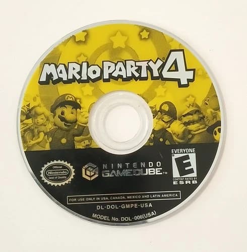 Mario Party 4 Nintendo GameCube 2002 Disc Only. (Tested)