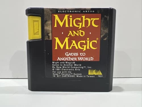 Might and Magic: Gates to Another World Sega Genesis Cart Only Cleaned Tested