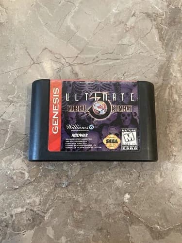 Ultimate Mortal Kombat 3 (Sega Genesis, 1996) Authentic Game Cartridge Only