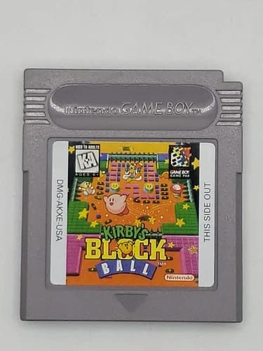 Kirby's Block Ball For Nintendo Game Boy ~ Tested
