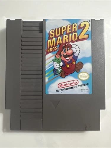 Super Mario Bros. 2 (Nintendo Entertainment System, NES) Cart Only - Tested