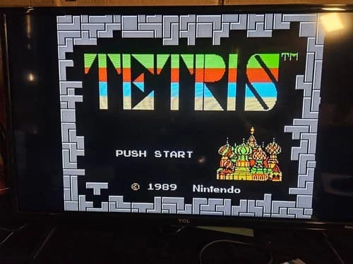 NES Tetris (Nintendo Entertainment System) Game Complete in Box - Tested