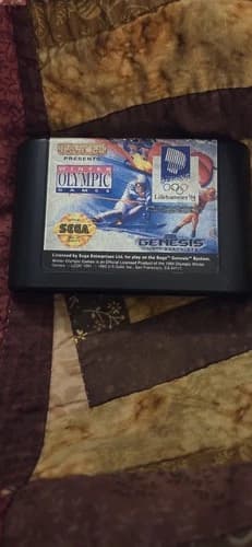 Winter Olympic Games Sega Genesis! Cleaned, Tested, Working!