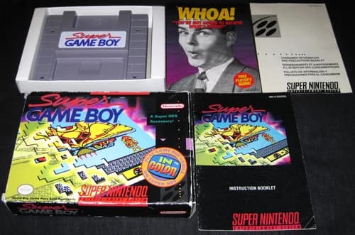 Super GameBoy (Super Nintendo SNES, 1994) Complete in Box CIB, Game Boy Adapter