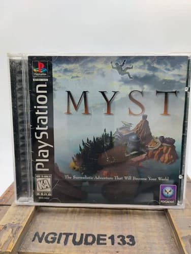 Myst Sony PlayStation 1 PS1 Game CIB Complete w/ Manual TESTED WORKS