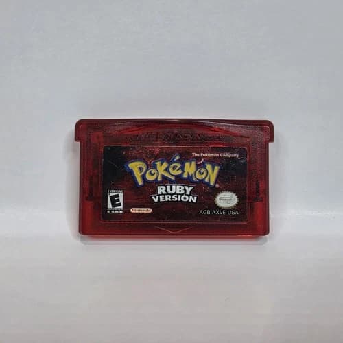 Pokémon Ruby Version Authentic Game Boy Advance 2003 Tested!