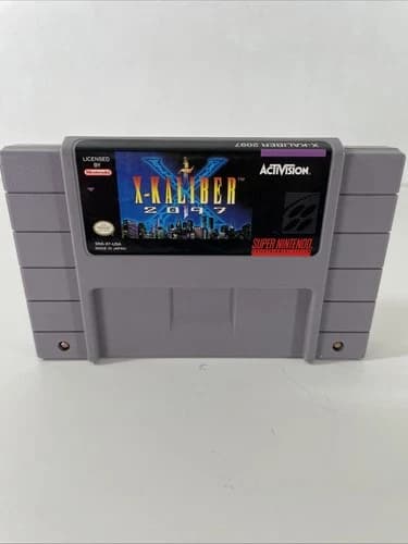 X-Kaliber 2097 (Super Nintendo Entertainment System, 1994) Authentic Cartridge