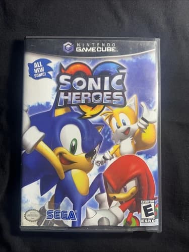 Sonic Heroes (Nintendo GameCube, 2004) CIB TESTED W/ Registration Card