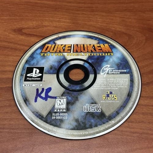 Duke Nukem Total Meltdown Sony PlayStation 1 PS1 - DISC ONLY TESTED WORKING