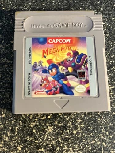 MEGA MAN IV 4 Nintendo Game Boy GAME CART ONLY Gameboy AUTHENTIC Tested WORKING