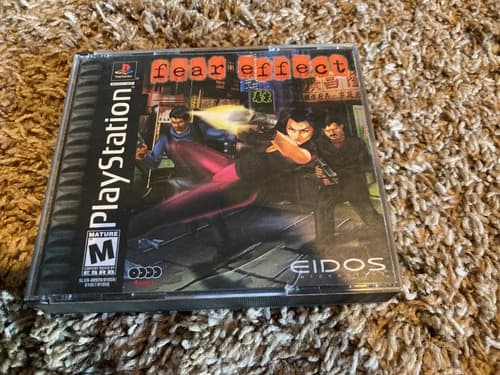 Fear Effect (Sony PlayStation 1, 2000) CIB w/ 4 discs, manual, TESTED