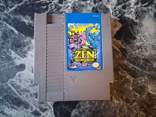 Zen: Intergalactic Ninja Nintendo NES Authentic Tested Contacts Cleaned