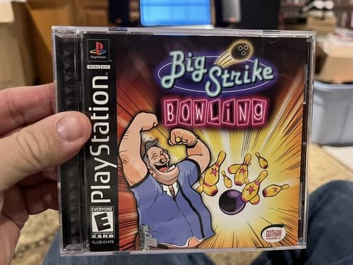 BIG STRIKE BOWLING-PLAYSTATION 1 GAME/2003/USED/COMPLETE/VERY GOOD+ CONDITION!!!