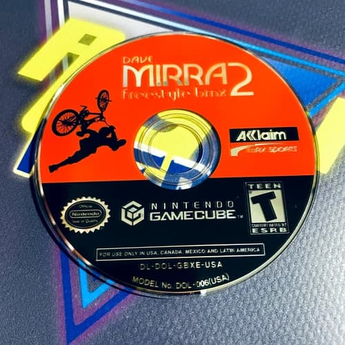 Dave Mirra Freestyle BMX 2 (Nintendo GameCube, 2001) Disc Only