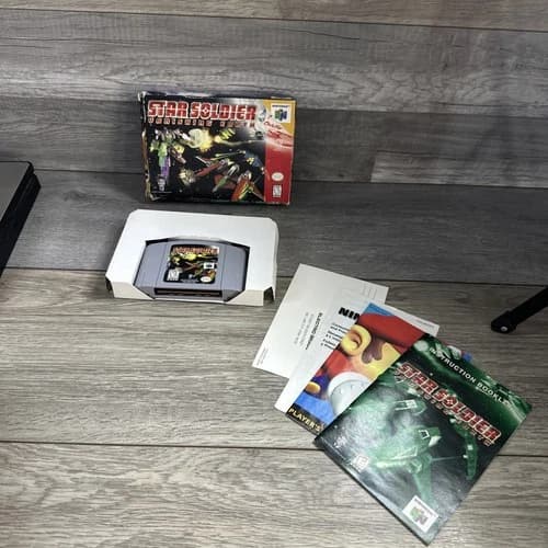 Star Soldier Vanishing Earth (Nintendo 64 N64) Complete CIB W Reg - Authentic