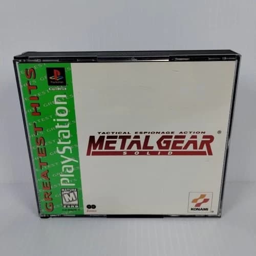 Metal Gear Solid [Greatest Hits] (Sony PlayStation) CIB - Tested - Free Shipping