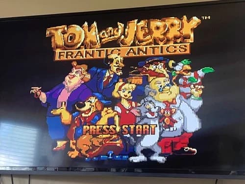 Tom and Jerry: Frantic Antics (Sega Genesis, 1993) -- TOM & JERRY for GENESIS