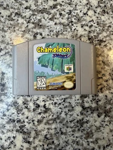 Chameleon Twist (Nintendo 64 N64, 1997) Cartridge Only Authentic *TESTED*