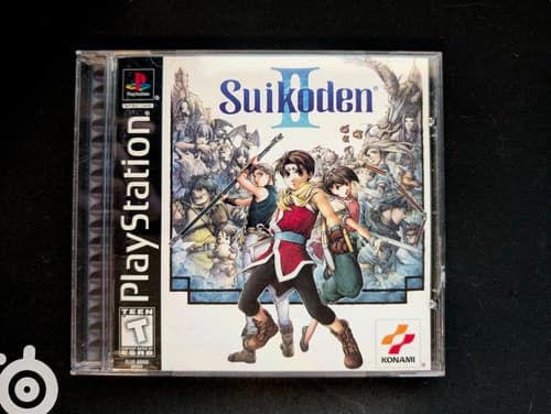 Suikoden II (Sony PlayStation 1 PS1, 1999) Authentic - Complete CIB - Reg Card