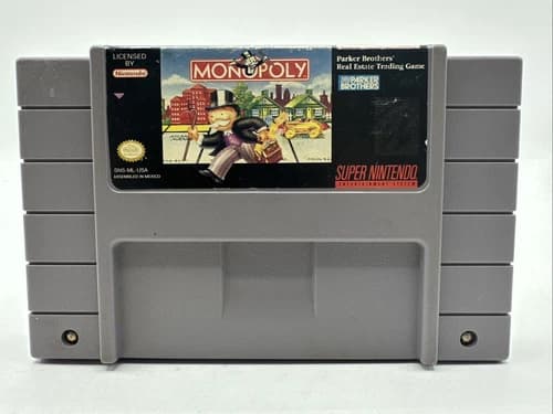 Monopoly (Super Nintendo Entertainment System, 1992) Cartridge Only SNES