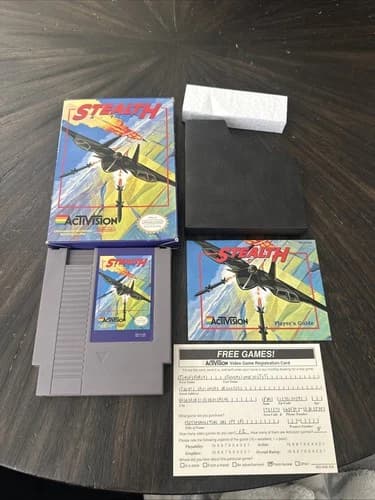 Nintendo NES Game Stealth ATF CIB Complete In Box