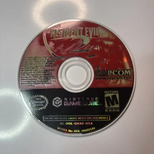 Resident Evil 2 (Nintendo GameCube, 2003) Disc only