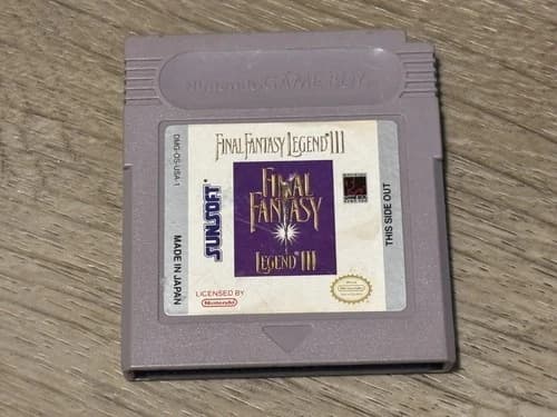 Final Fantasy Legend III Nintendo Game Boy Tested Battery Saves Authentic