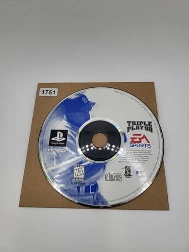 Triple Play 98 (Sony Playstation 1 PS1, 1997) DISC ONLY NO USPS TRACKING