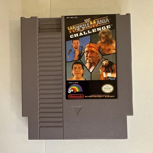 Wrestlemania Challenge - WWF WWE NES Nintendo Cart only Tested Cleaned