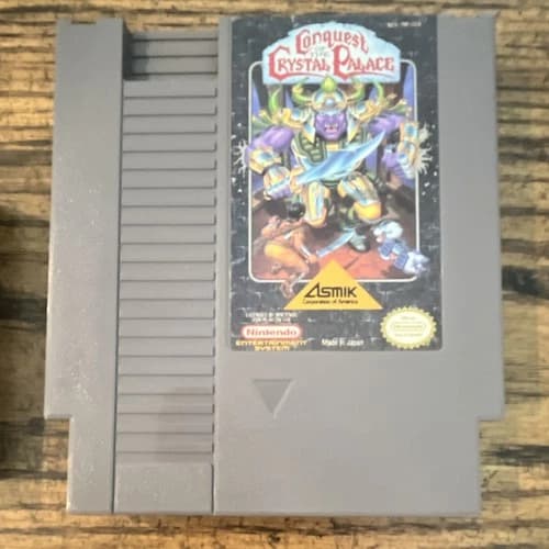 Asmik Conquest of the Crystal Palace Nintendo NES NTSC-U/C US/Canada
