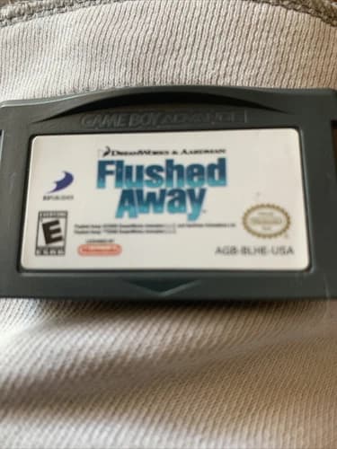 Flushed Away Nintendo Game Boy Advance GBA SP DS AGB-BLHE 2006