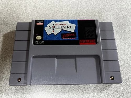 Super Solitaire - (Super Nintendo Entertainment System)