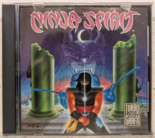 Ninja Spirit TurboGrafx-16 TG16 Complete HuCARD NEC