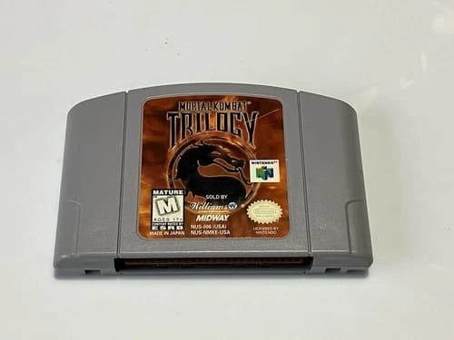 MORTAL KOMBAT TRILOGY 1996 Authentic Nintendo 64 N64 - Cleaned Tested Working