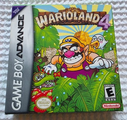 Wario Land 4 Nintendo Game Boy Advance GBA Complete CIB in Box - Great Condition