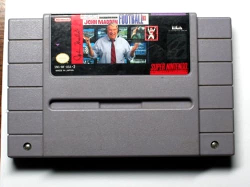 John Madden Football 93 (Super Nintendo, 1992) SNES Tested