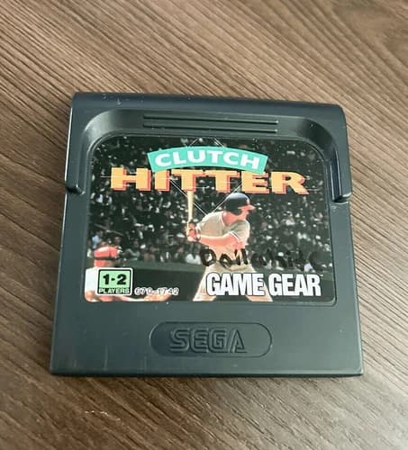Sega Game Gear Game "Clutch Hitter"