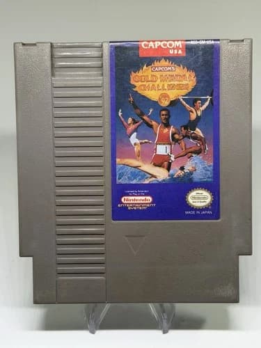 Capcom Gold Medal Challenge 92 NES Nintendo Tested Working Cart Only