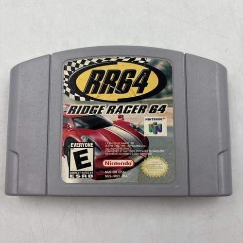 Ridge Racer RR64 (Nintendo 64 N64) Authentic & Tested